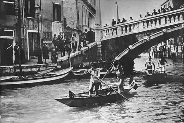 Prima Vogalonga di Venezia, nel 1975