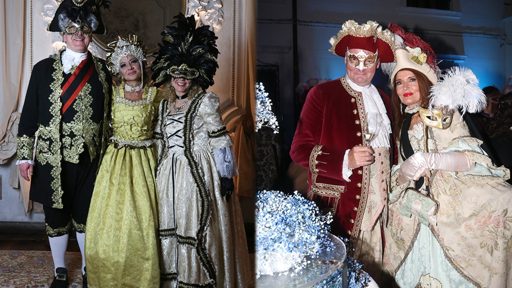 Festa in maschera Venezia. 8 Carnival in Love. Palazzo Zen