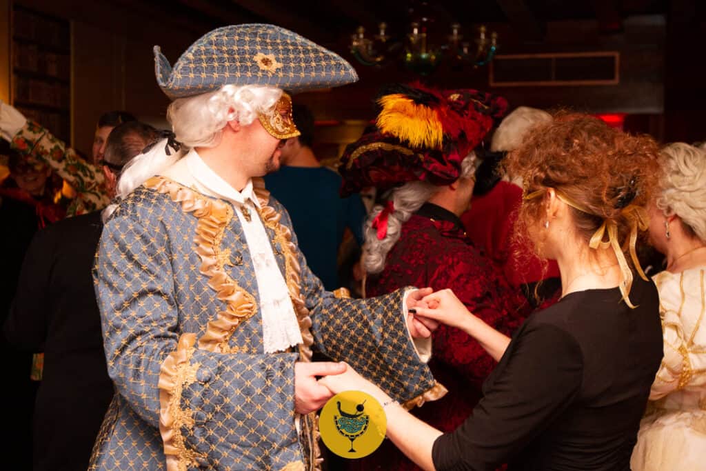 Cena di Carnevale a Venezia